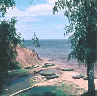 Горьковское водохранилище.